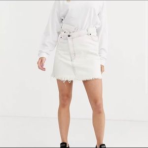 Cheap Monday Slant denim skirt